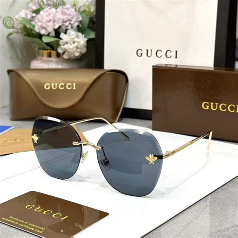 gucci gold bee sunglasses|authentic gucci sunglasses unisex.